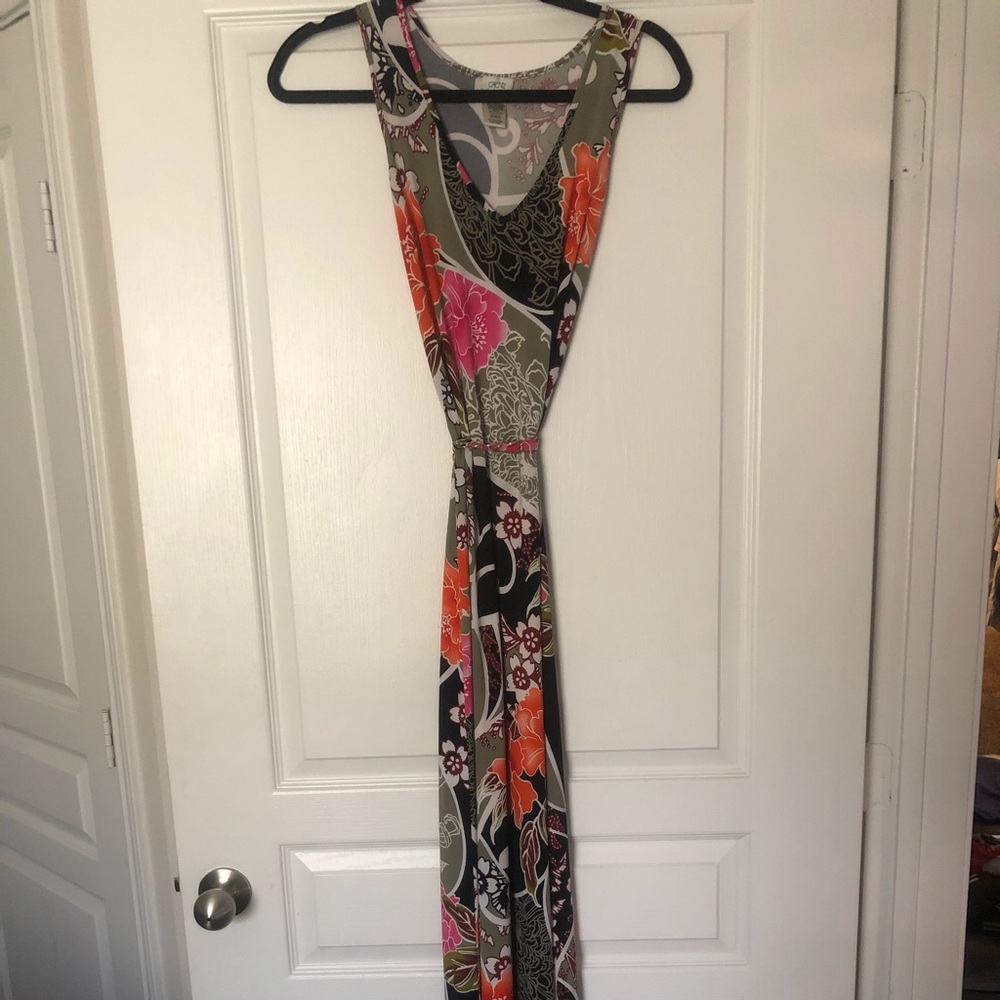 Tropical maxi dress